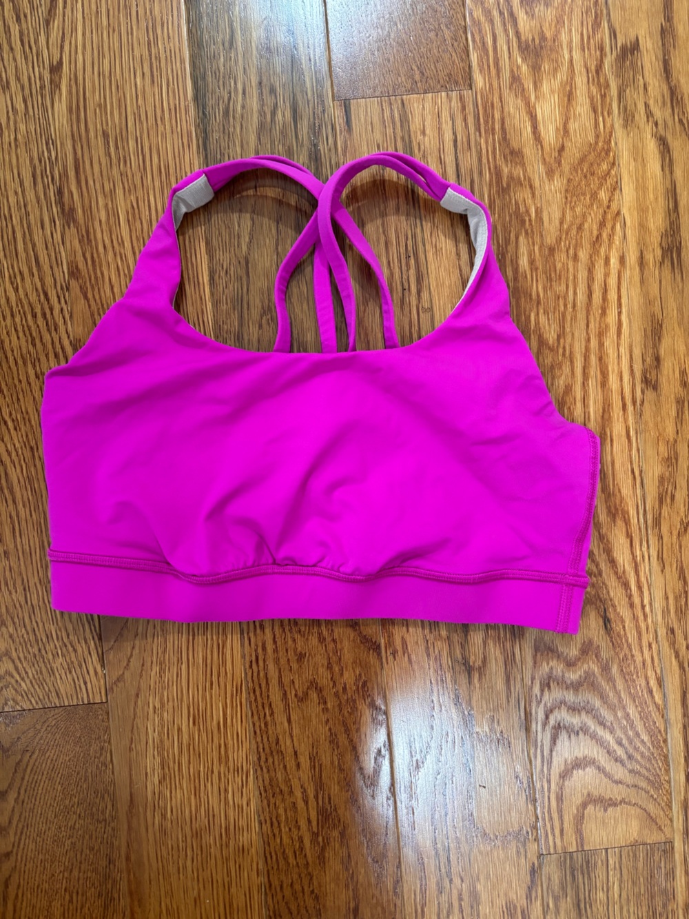 lululemon athletica Hot Pink Strappy Sports Bra